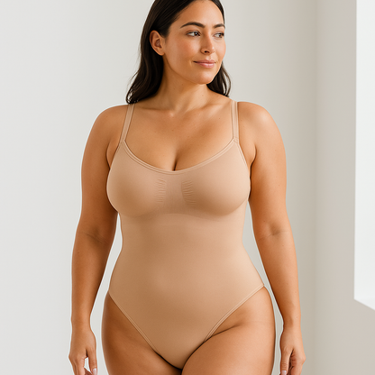 Body Glow™ Moldeador con Control de Abdomen y Soporte sin Sujetador