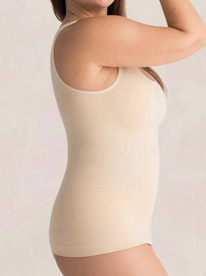 Cami Glow Comfort™ – Tirantes Anchos, Moldeo Suave 24/7