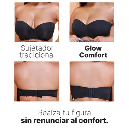 Sujetador Glow Comfort™ Premium - Soporte y Moldeo Completo Sin Tirantes + Regalos