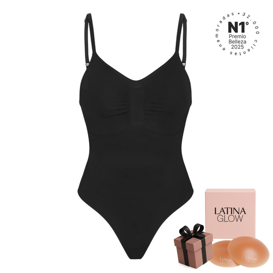 Body Glow™ Moldeador con Control de Abdomen y Soporte sin Sujetador